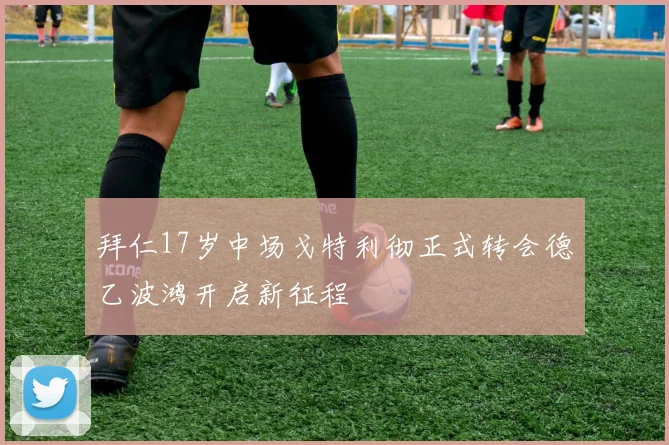 拜仁17岁中场戈特利彻正式转会德乙波鸿开启新征程
